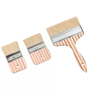 Image of 3 Pennelli Rex Spalter Brushes used for textured paints on walls and ceilings