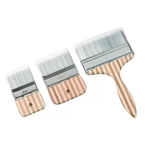 Image of 3 Pennelli Rex Silver Spalter Brushes for textured and special effects paints