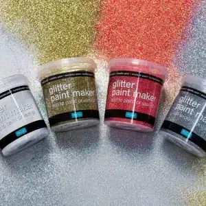 Image of the Polyvine Glitter Paint Maker range