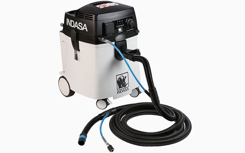 Close up image of the Indasa Mobile Vacuum Unit 45 L