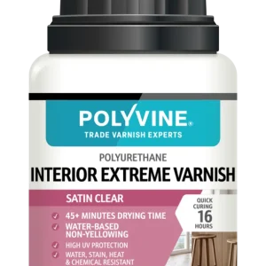 Polyvine Interior Extreme Varnish Satin, official 100 ml pack shot (reference image)