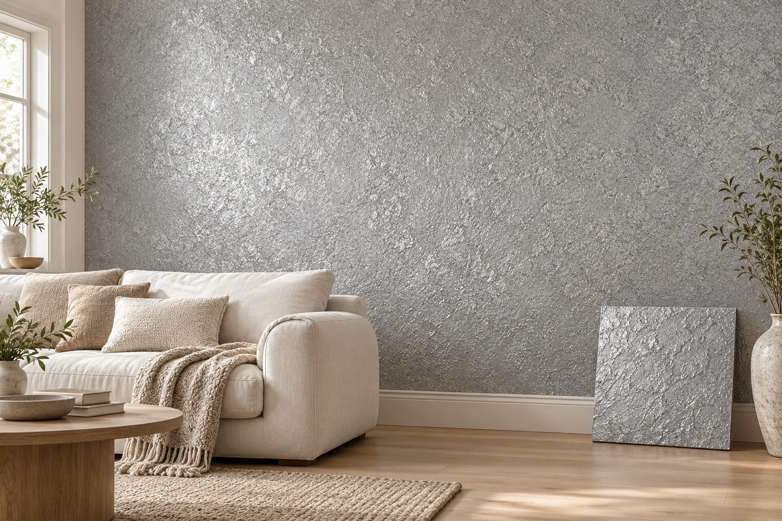 Fiesta Metallic Art · Big Grain Fiesta Metallic Art Big Grain silver decorative finish